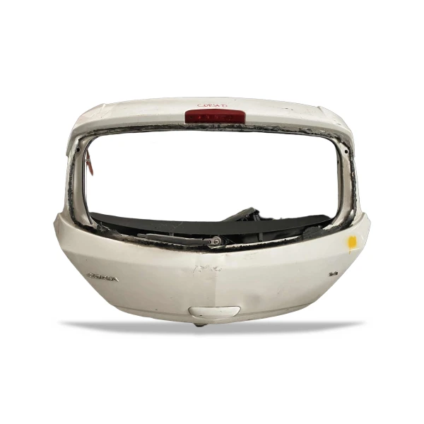 Opel Corsa D Beyaz Bagaj Kapağı