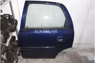 Opel Corsa C Çıkma Sol Arka Kapı Orijinal Mavi 